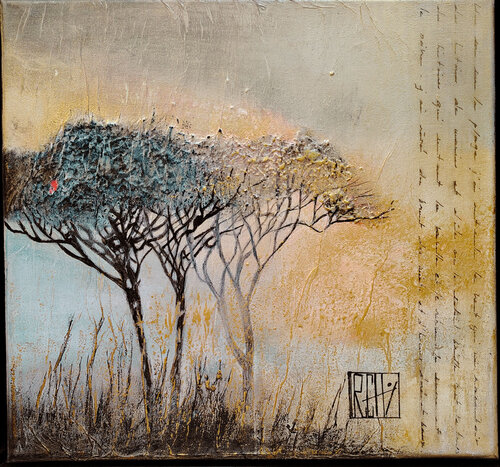 Sans titre N°40 (Mémoire de moments heureux) by Ly-Rose, Painting for Sale on Select