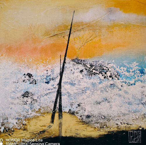 Sur une île by Ly-Rose, Painting for Sale on Select