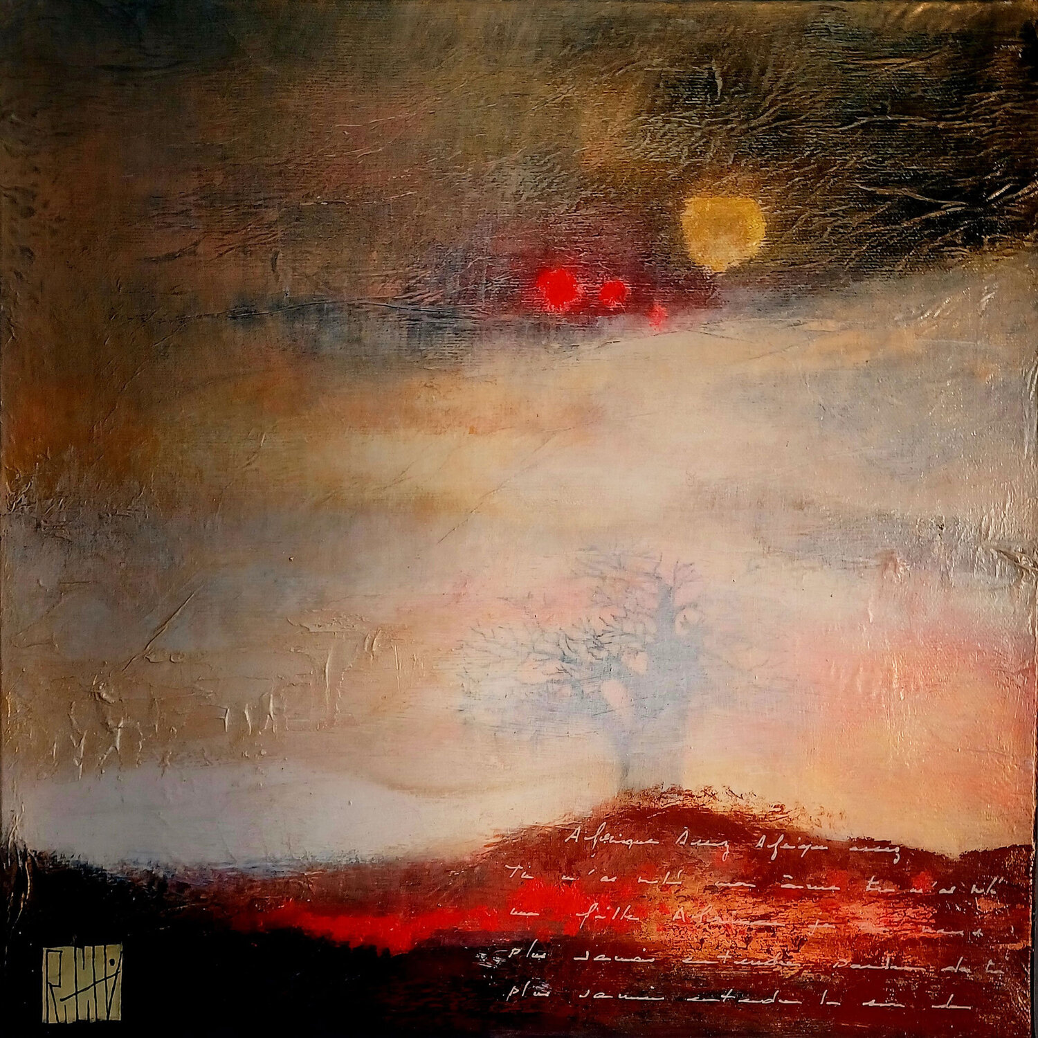 Afriqu'Assez Ly-Rose Original painting for sale