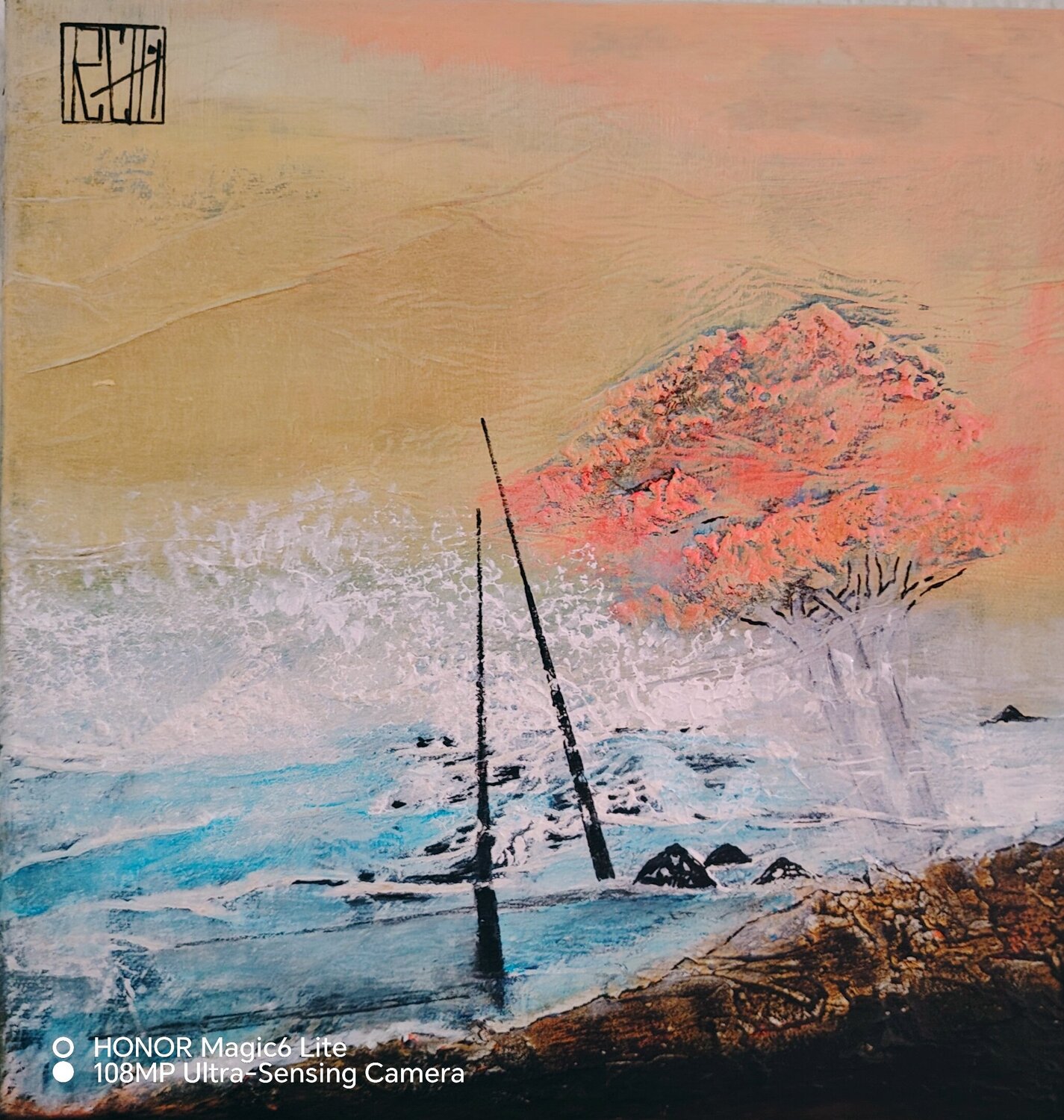 ROSE Ly-Rose Original painting for sale