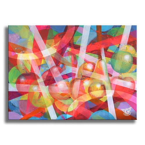 Discover Color - Original Painting on Canvas by Gardani, Painting for Sale on Select