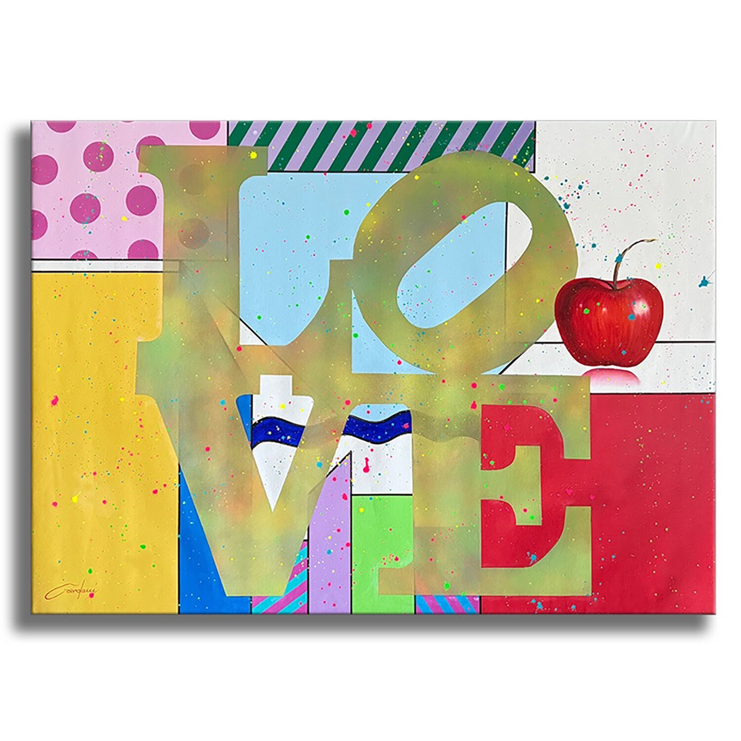 A Metropolis of the Love - Original Painting on Canvas Gardani Original painting for sale