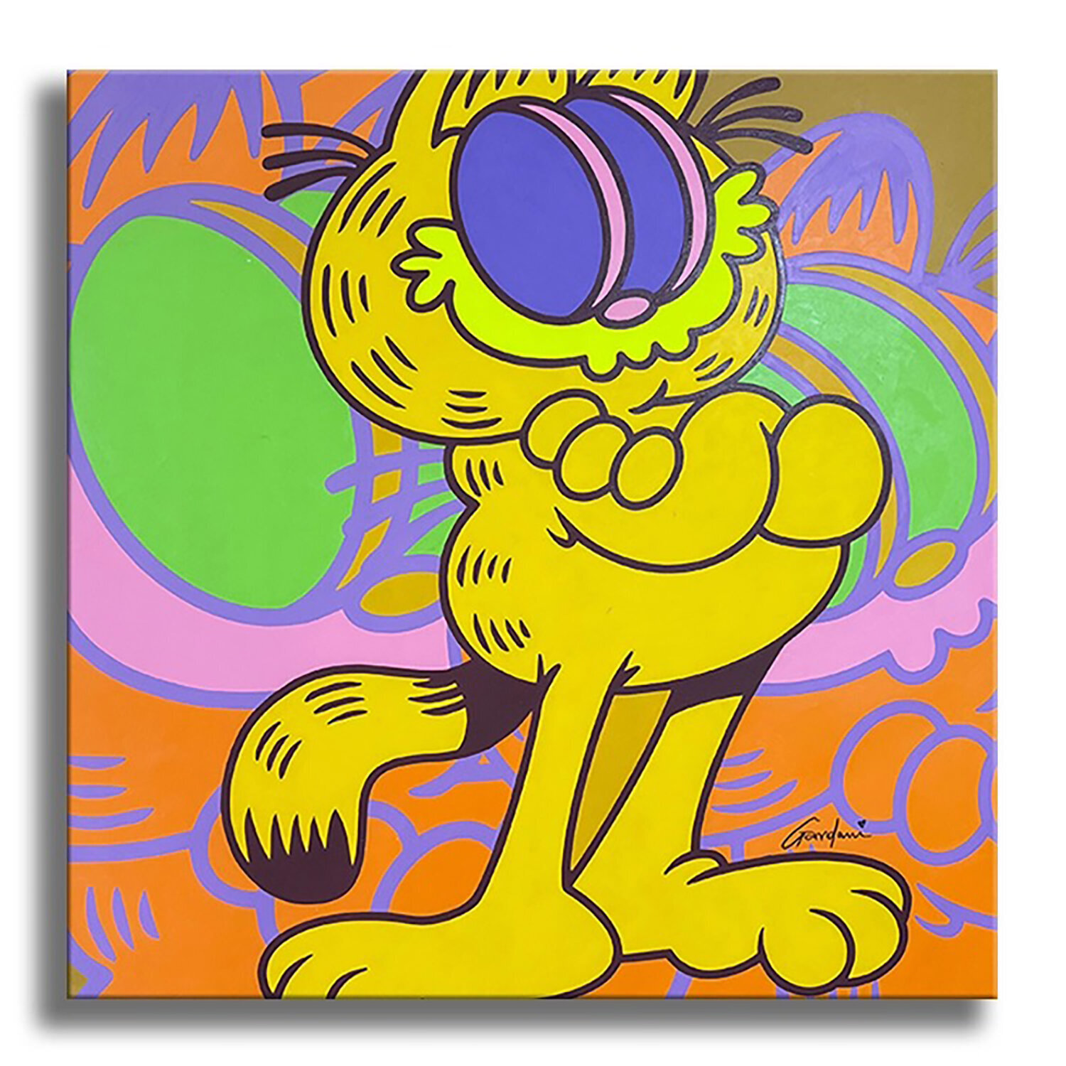 Garfield Best -  Original Painting on Canvas Gardani Original painting for sale