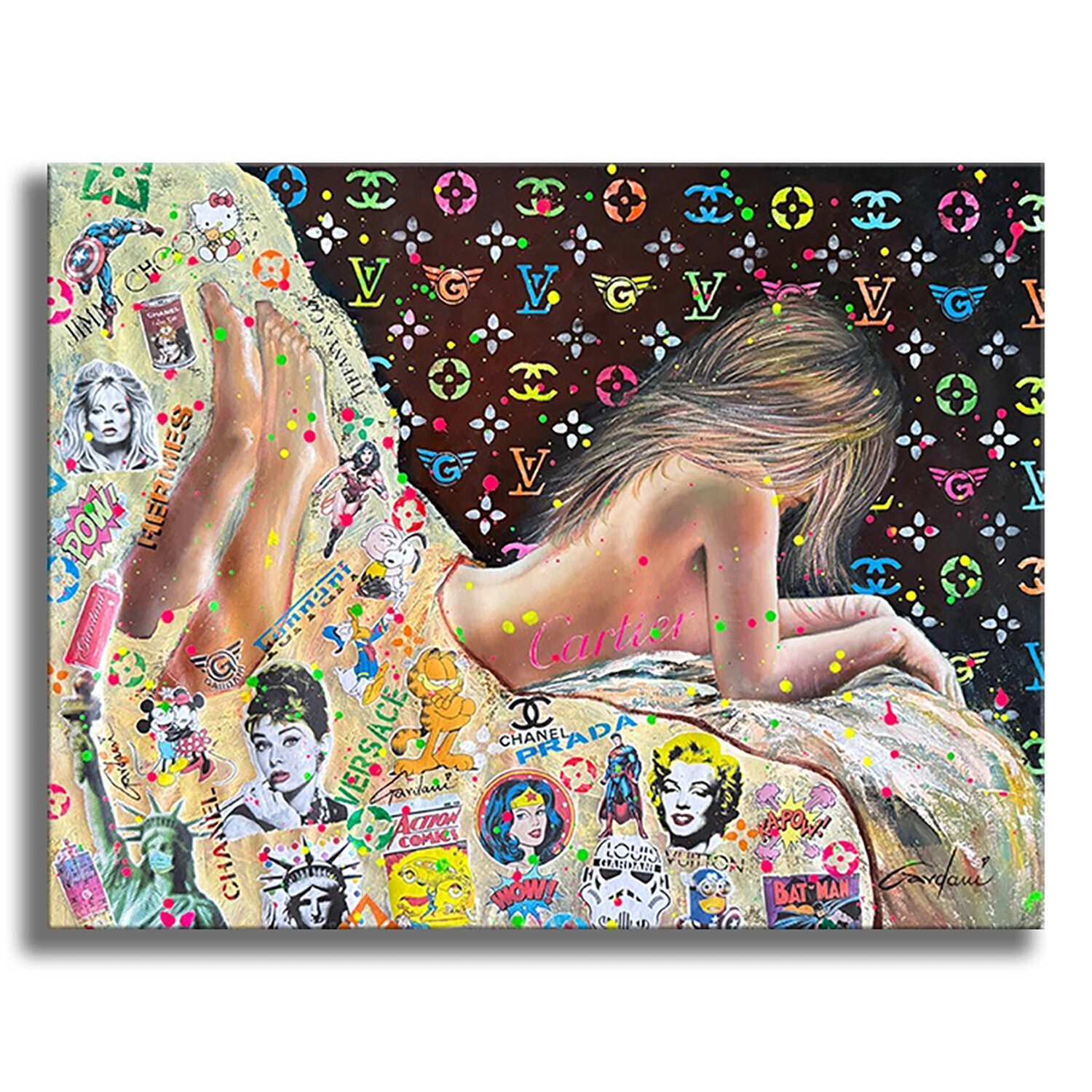 Love Moments – Original Painting on Canvas Gardani Original painting for sale
