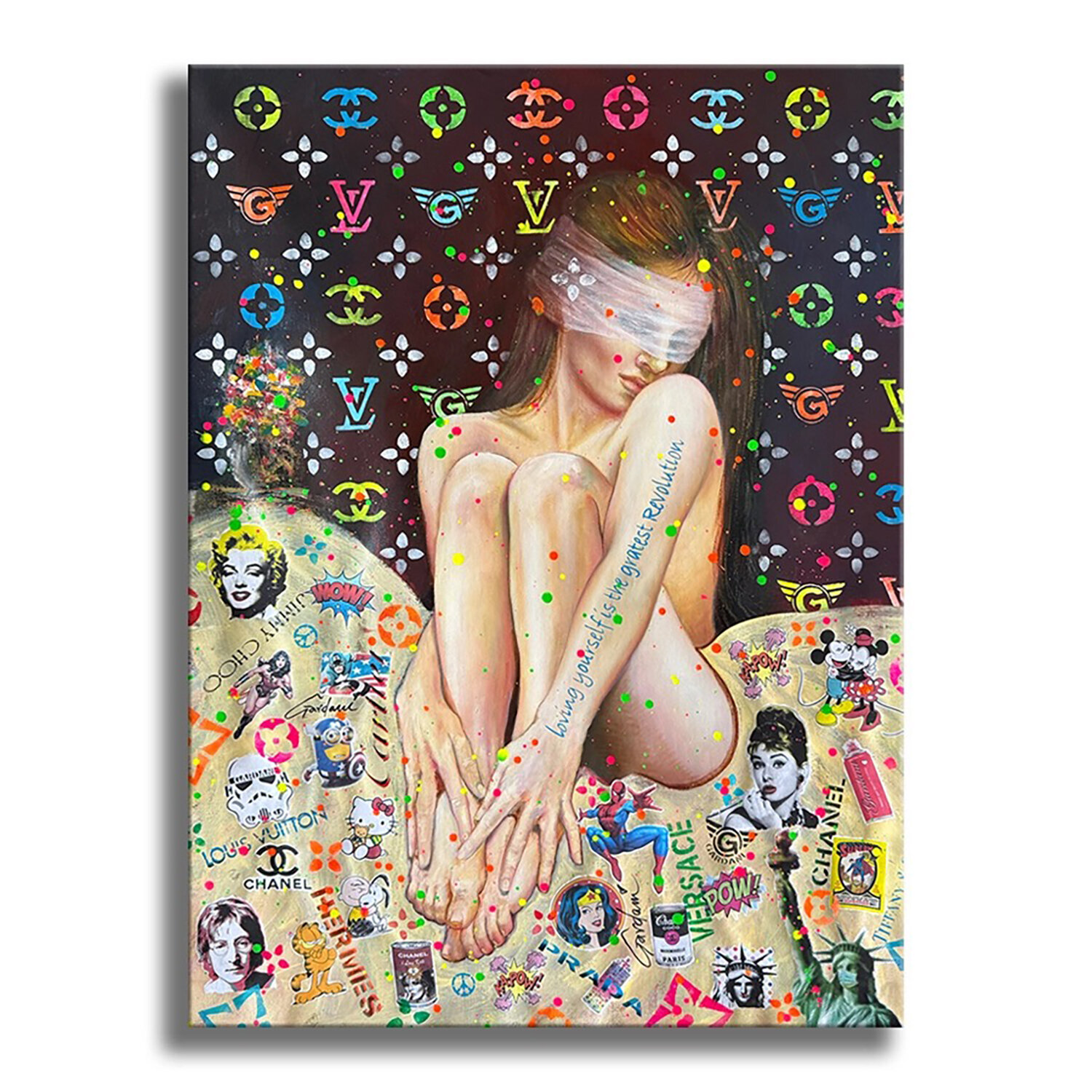 Loving Garden – Original Painting on Canvas Gardani Original painting for sale
