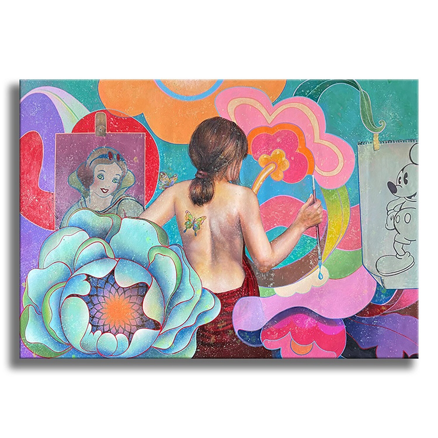 Art Class Beauty - Original Painting on Canvas Gardani Original painting for sale