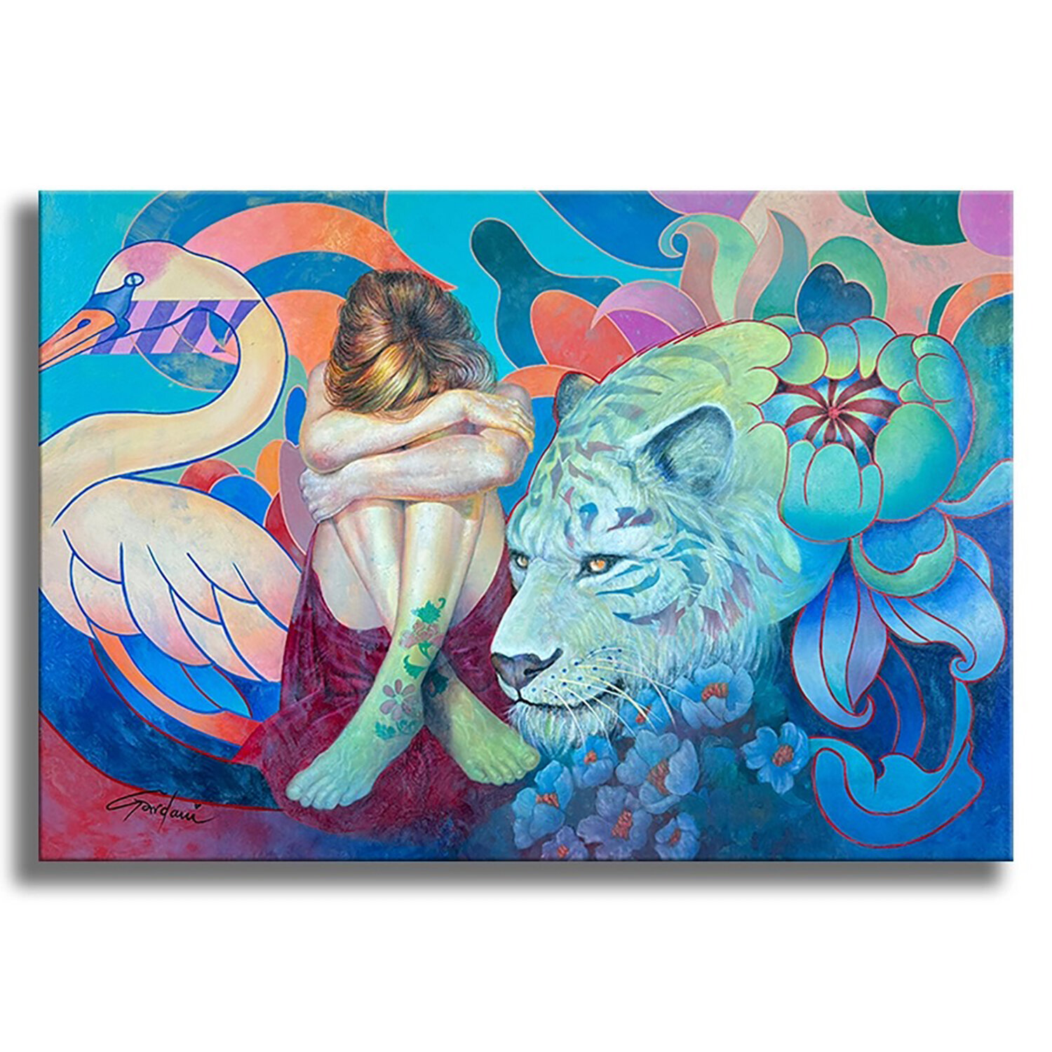 Whispers of the Wild - Original Painting on Canvas Gardani Original painting for sale