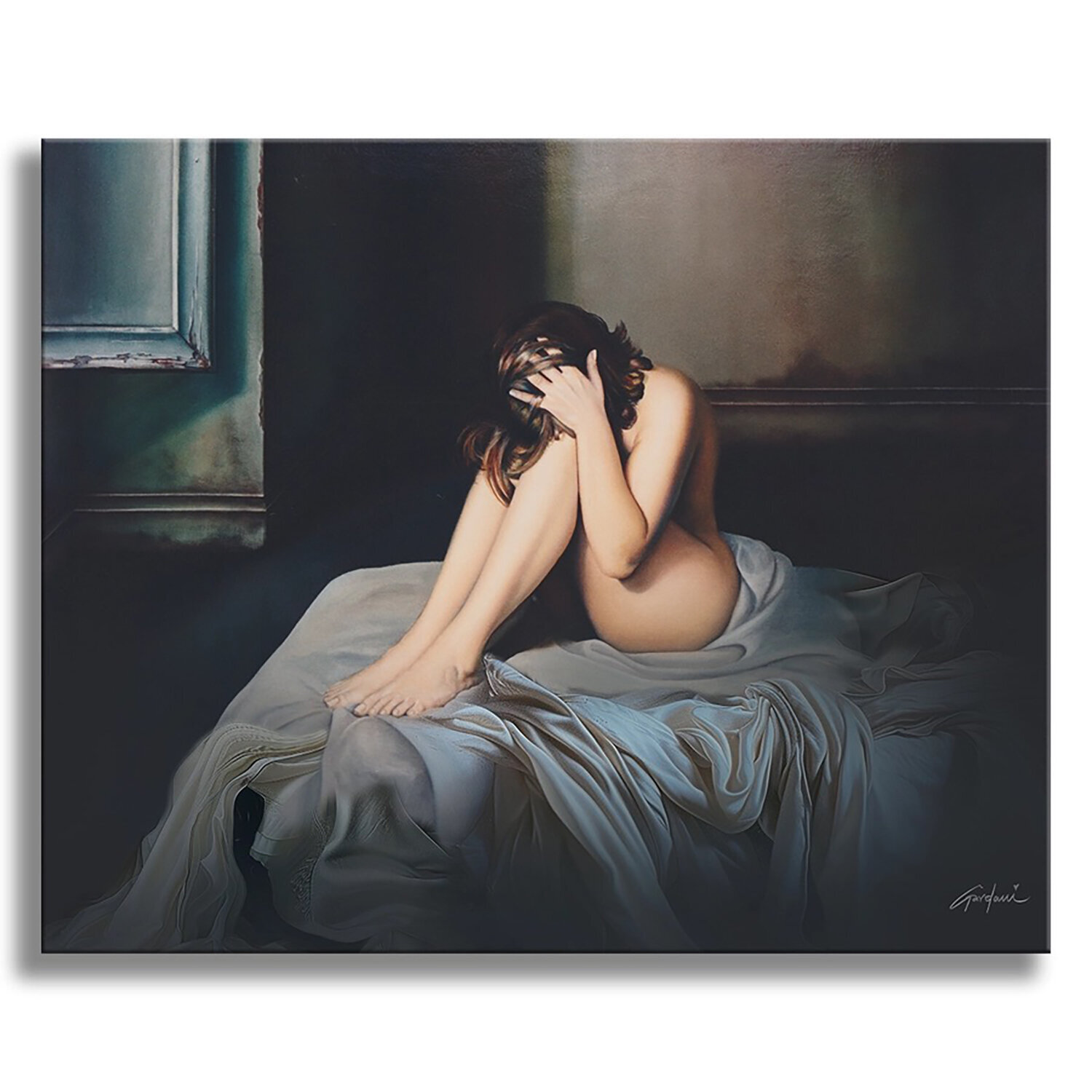 Silent - Original Painting on Canvas Gardani Original painting for sale