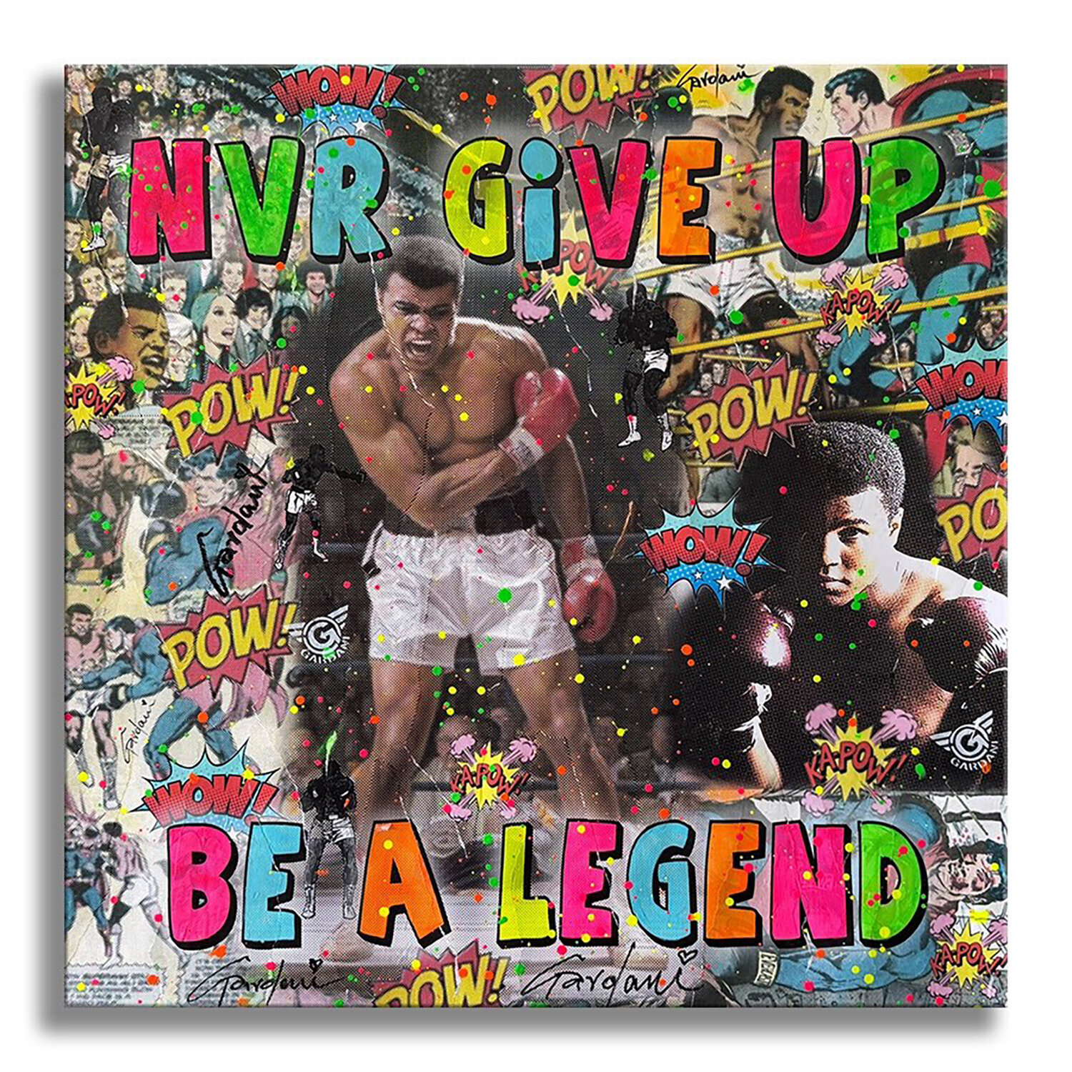 Ali the legend – Original Painting on canvas Gardani Original painting for sale