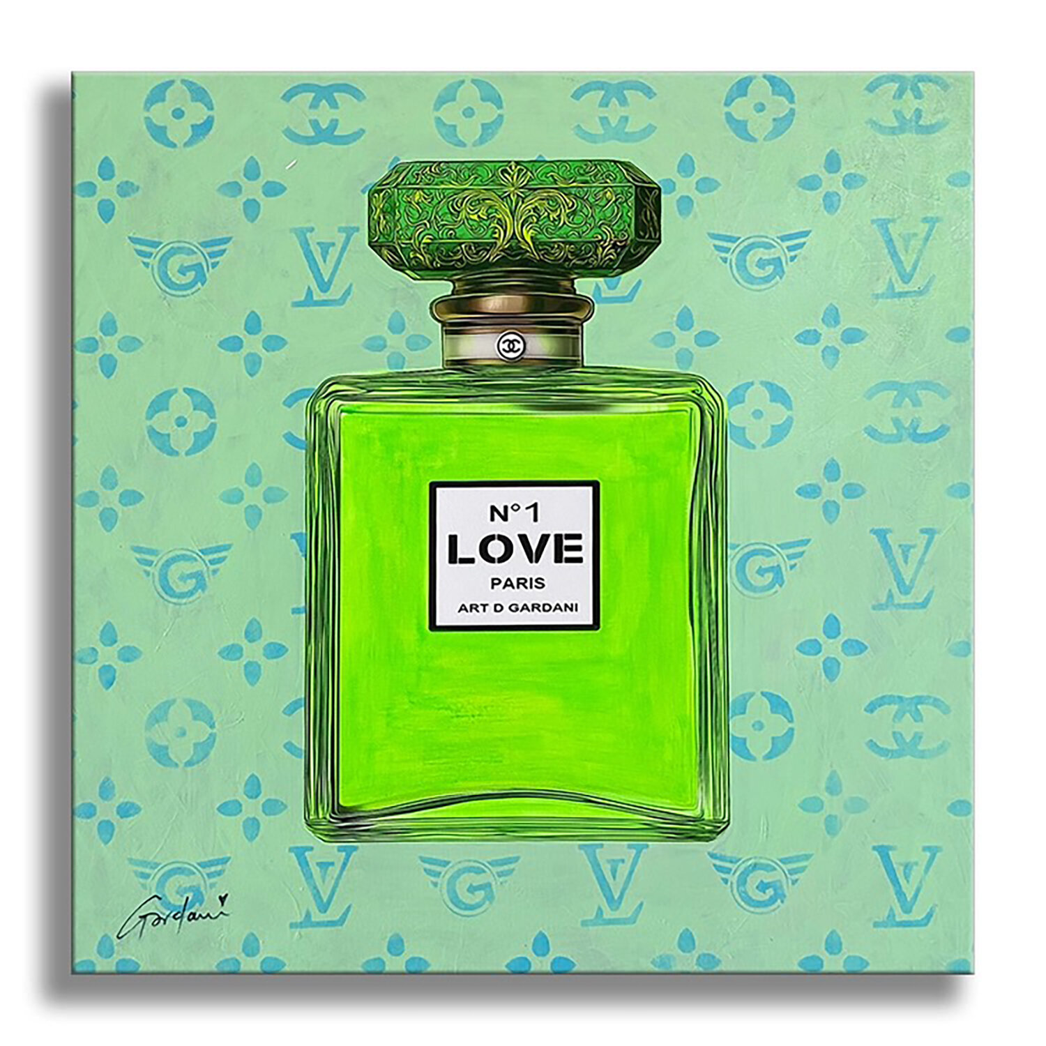 Totally Chanel - Original Painting on Canvas Gardani Original painting for sale