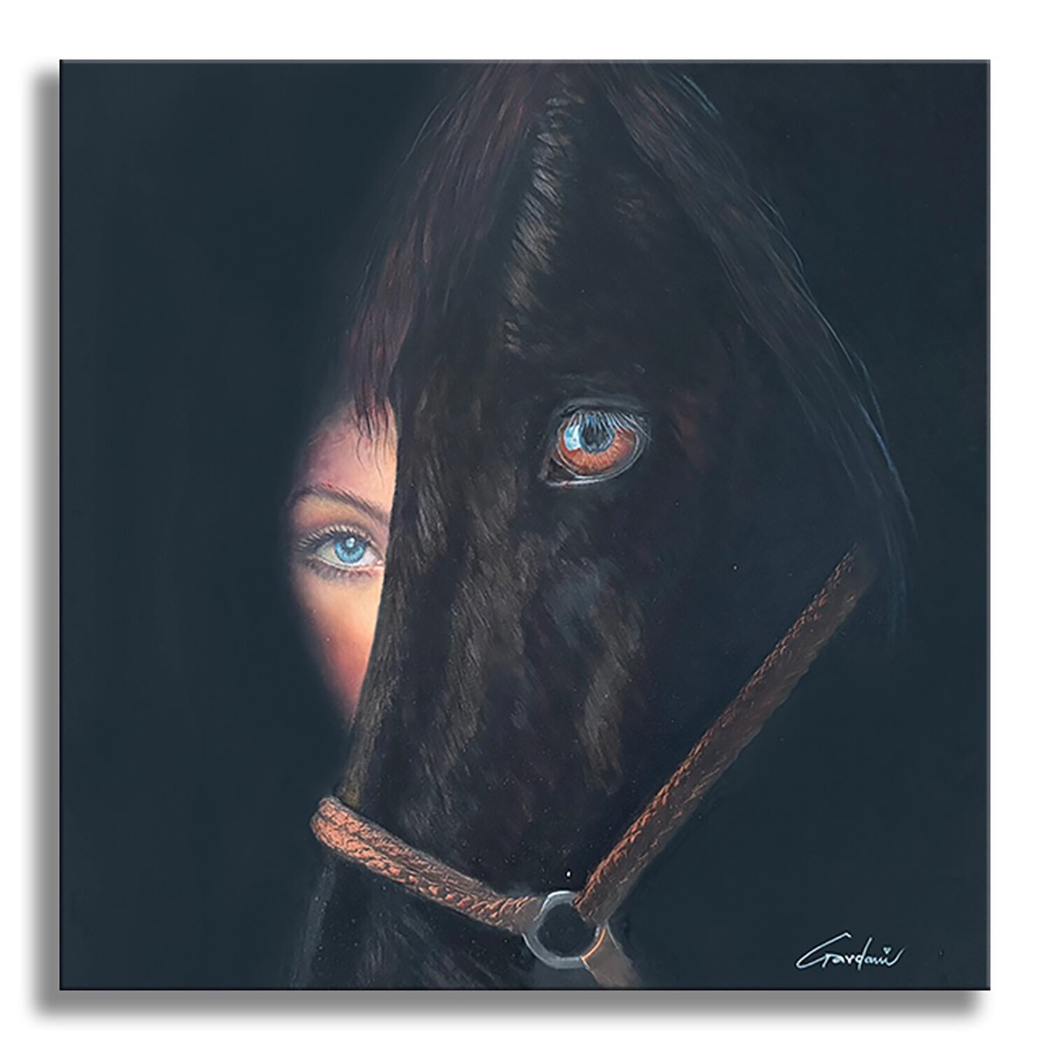 Sauvage Horse – Original Painting on Canvas Gardani Original painting for sale