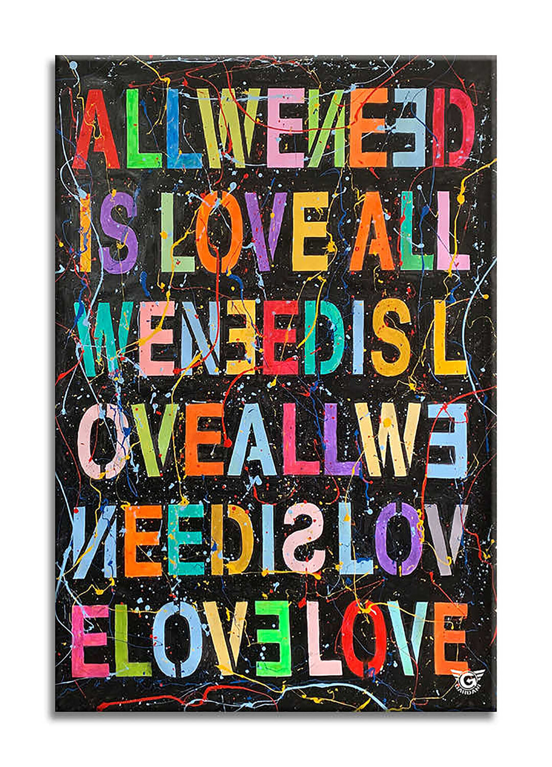 All we Need Is - Original Painting on Canvas Gardani Original painting for sale