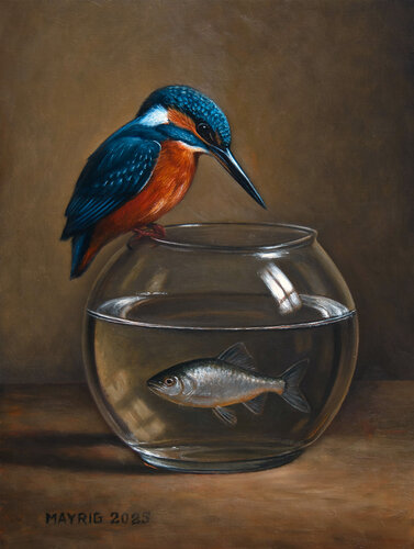Easy Fishing by Mayrig Simonjan, Painting for Sale on Select