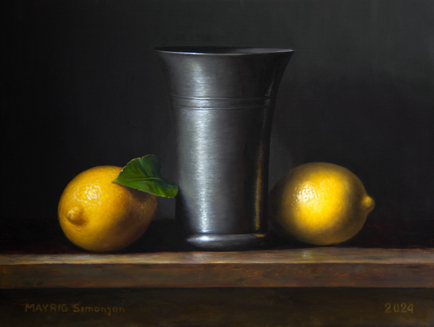 18th Century Lemon Juice Mayrig Simonjan Original painting for sale