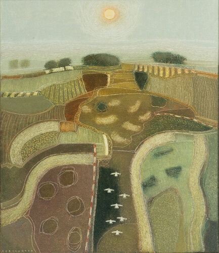 September sun glowing by Rob van Hoek, Painting for Sale on Select