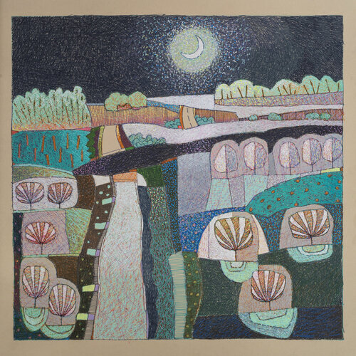 The soft moonlight by Rob van Hoek, Drawing for Sale on Select