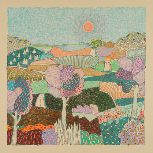 Sunset on my mind von Rob van Hoek, Zeichnungen kaufen auf Select