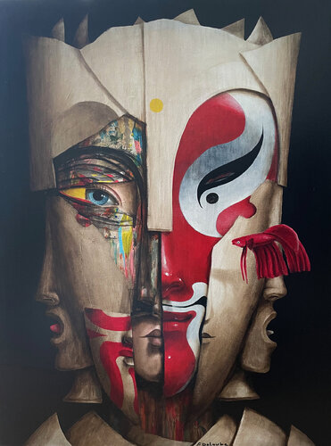 figure XXI by fabien delaube, Painting for Sale on Select