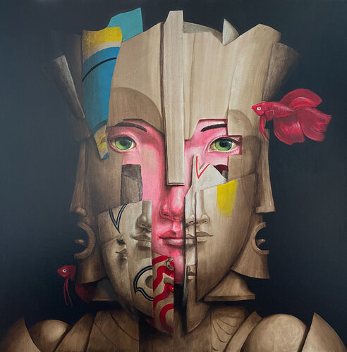 Herakles XIX by fabien delaube, Painting for Sale on Select