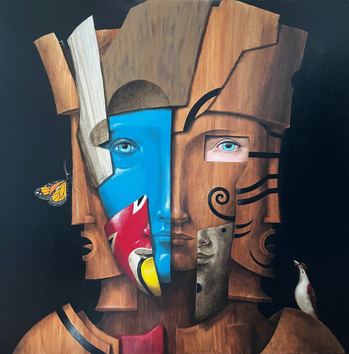 Discussion by fabien delaube, Painting for Sale on Select