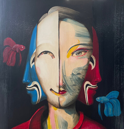 Nezuko by fabien delaube, Painting for Sale on Select