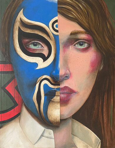 Greta by fabien delaube, Painting for Sale on Select