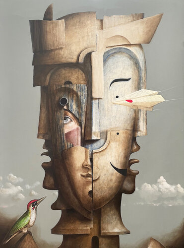 Chronos by fabien delaube, Painting for Sale on Select
