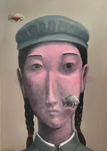 Phélan by fabien delaube, Painting for Sale on Select