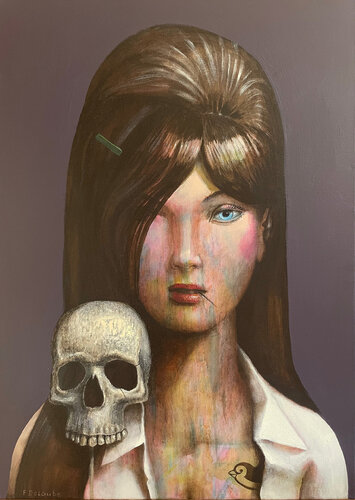 Pricilia by fabien delaube, Painting for Sale on Select