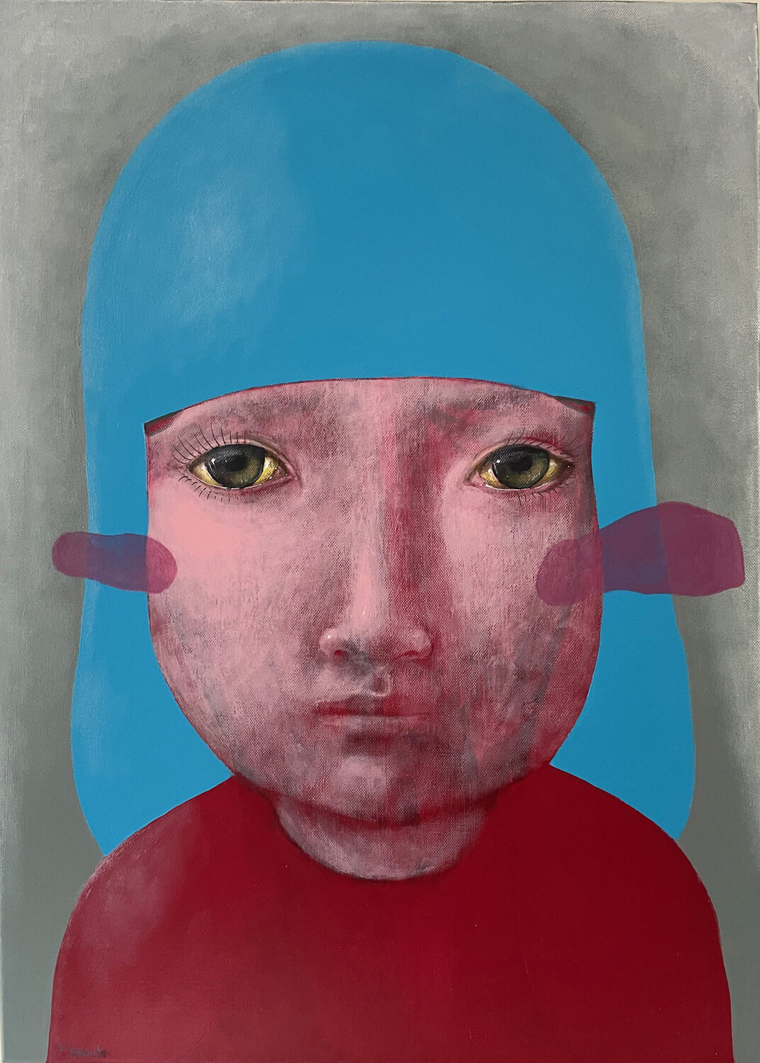 Figure V fabien delaube Original painting for sale