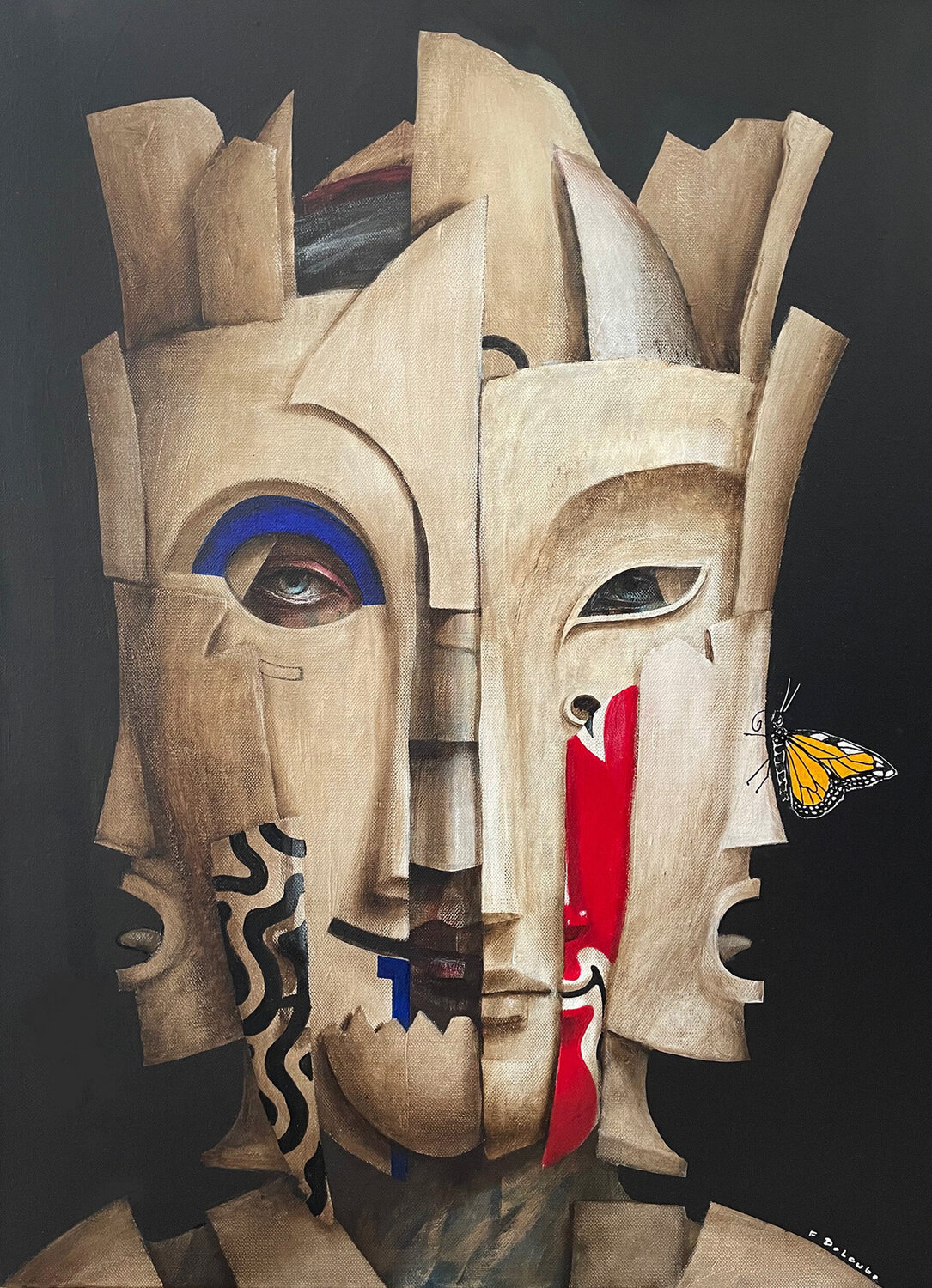 Alnitak fabien delaube Original painting for sale
