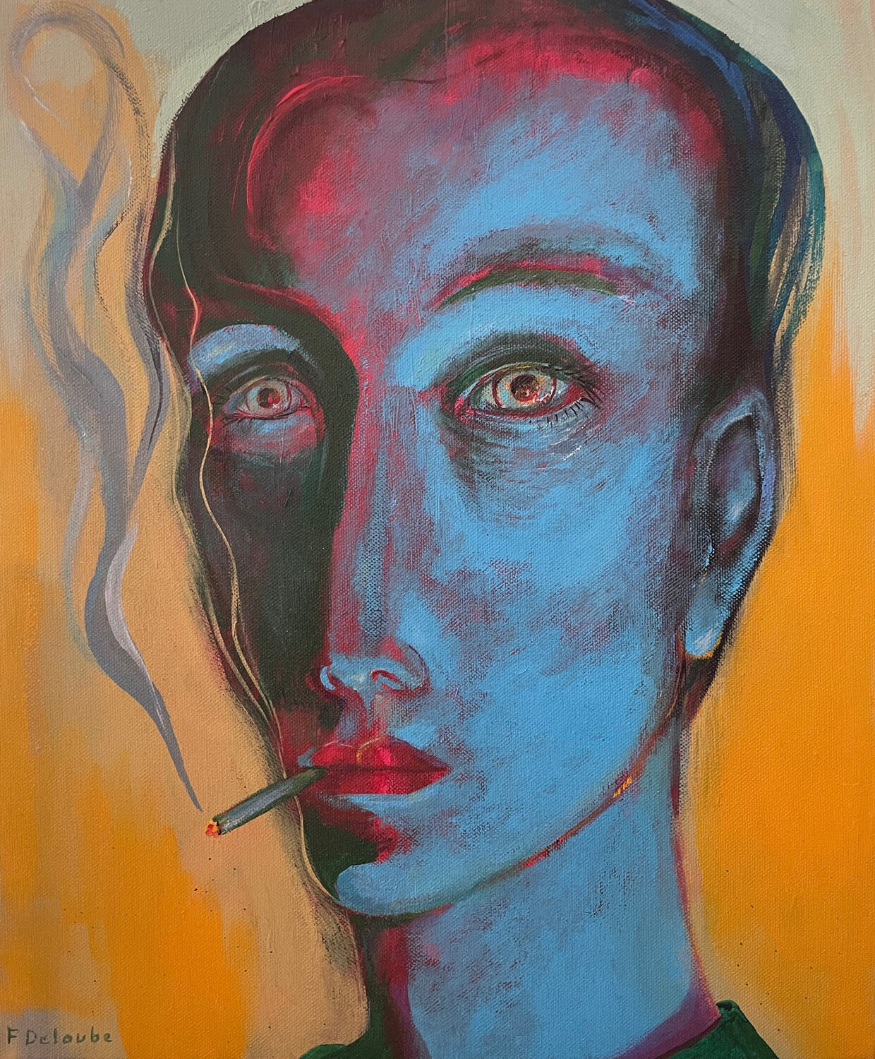Off K fabien delaube Original painting for sale