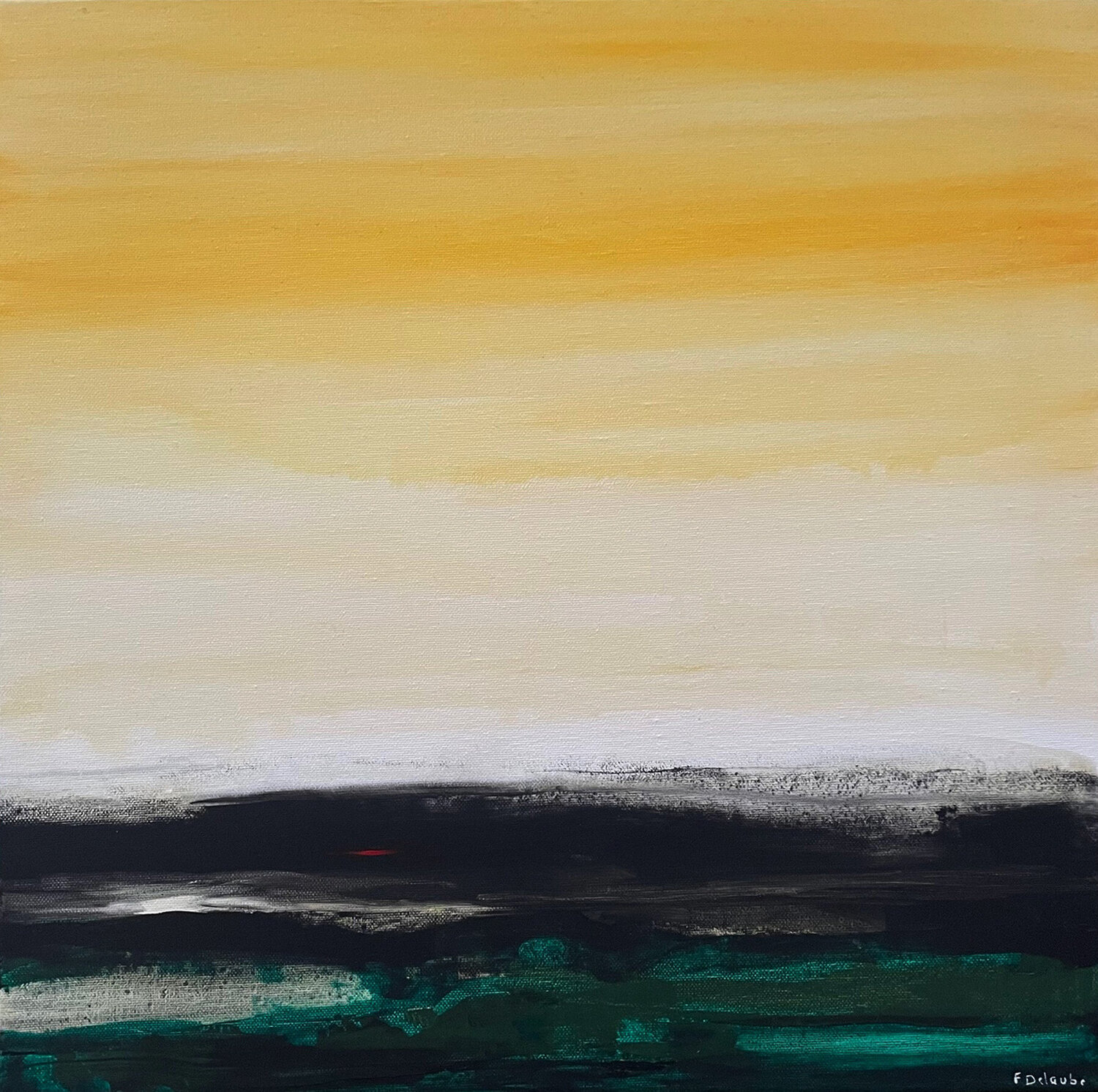 Paysage fabien delaube Original painting for sale