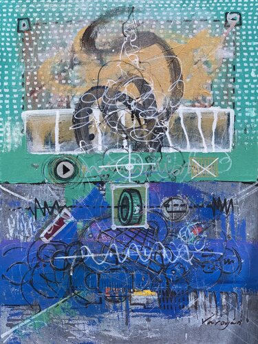 Play by Varoujan Hovakimyan, Painting for Sale on Select
