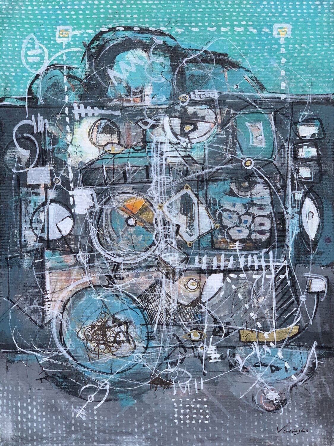 One Day at a Time Varoujan Hovakimyan Original painting for sale