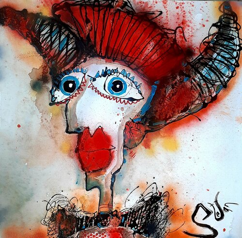 PUNK -FUNK by Stefan Dimovski, Painting for Sale on Select