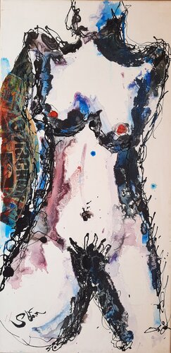 Model by Stefan Dimovski, Painting for Sale on Select