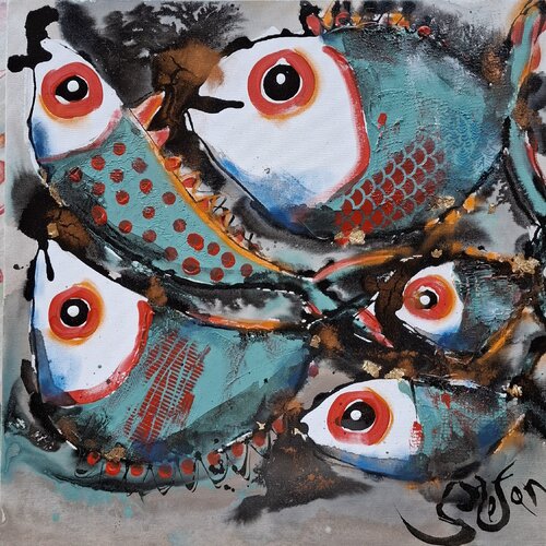 Diversity by Stefan Dimovski, Painting for Sale on Select