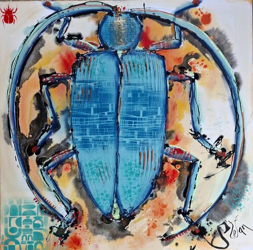 Blue sensation by Stefan Dimovski, Painting for Sale on Select