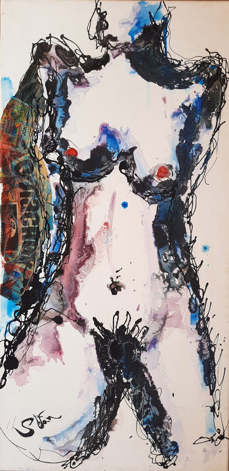 Model Stefan Dimovski Original painting for sale