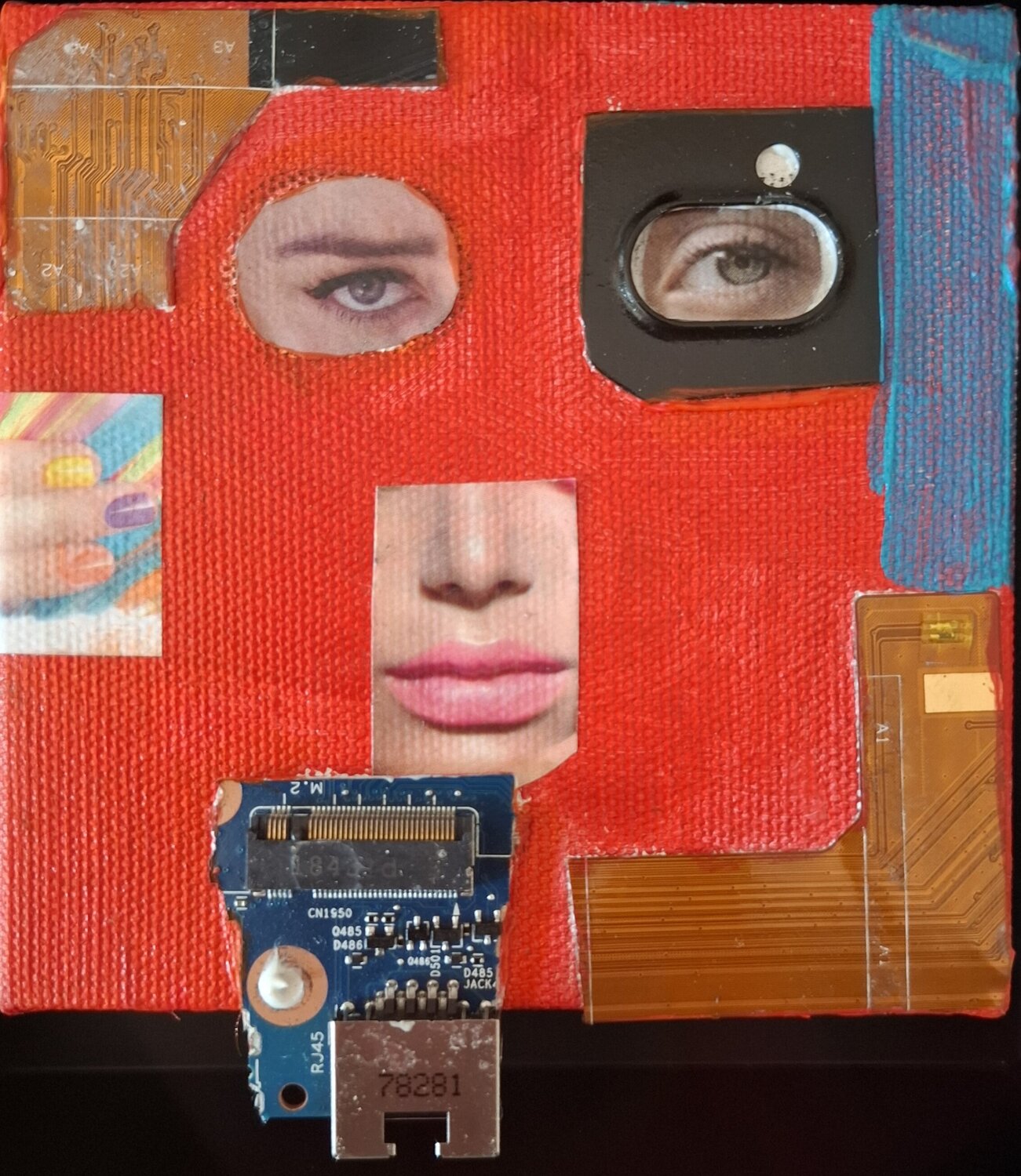 Artificial Inteligence Stefan Dimovski Original painting for sale