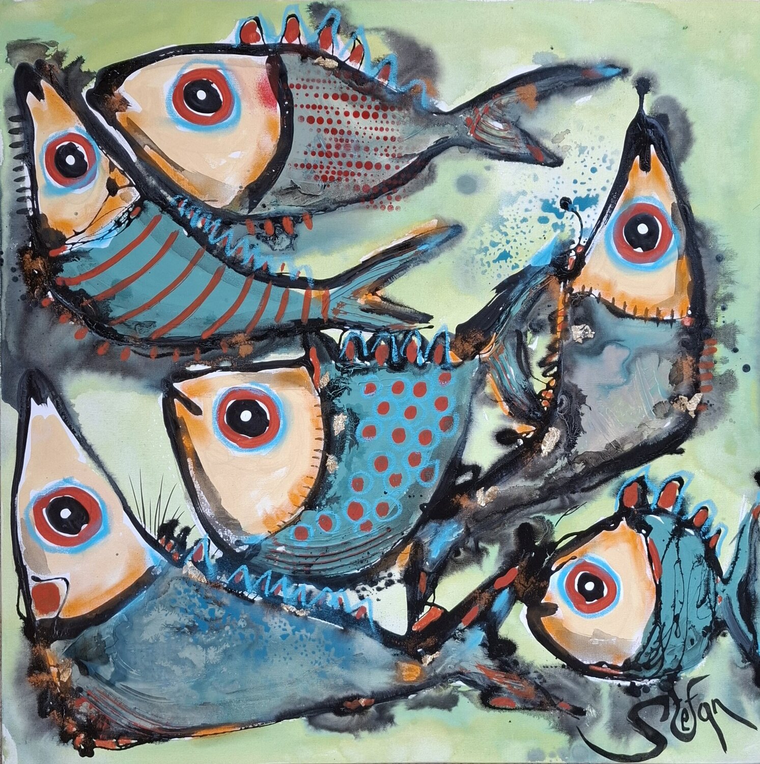 Spring awakening Stefan Dimovski Original painting for sale
