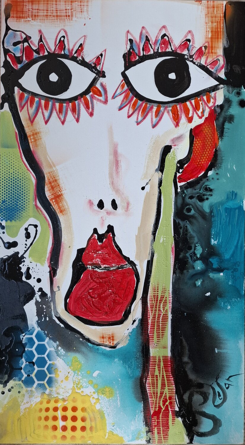 Look Stefan Dimovski Original painting for sale