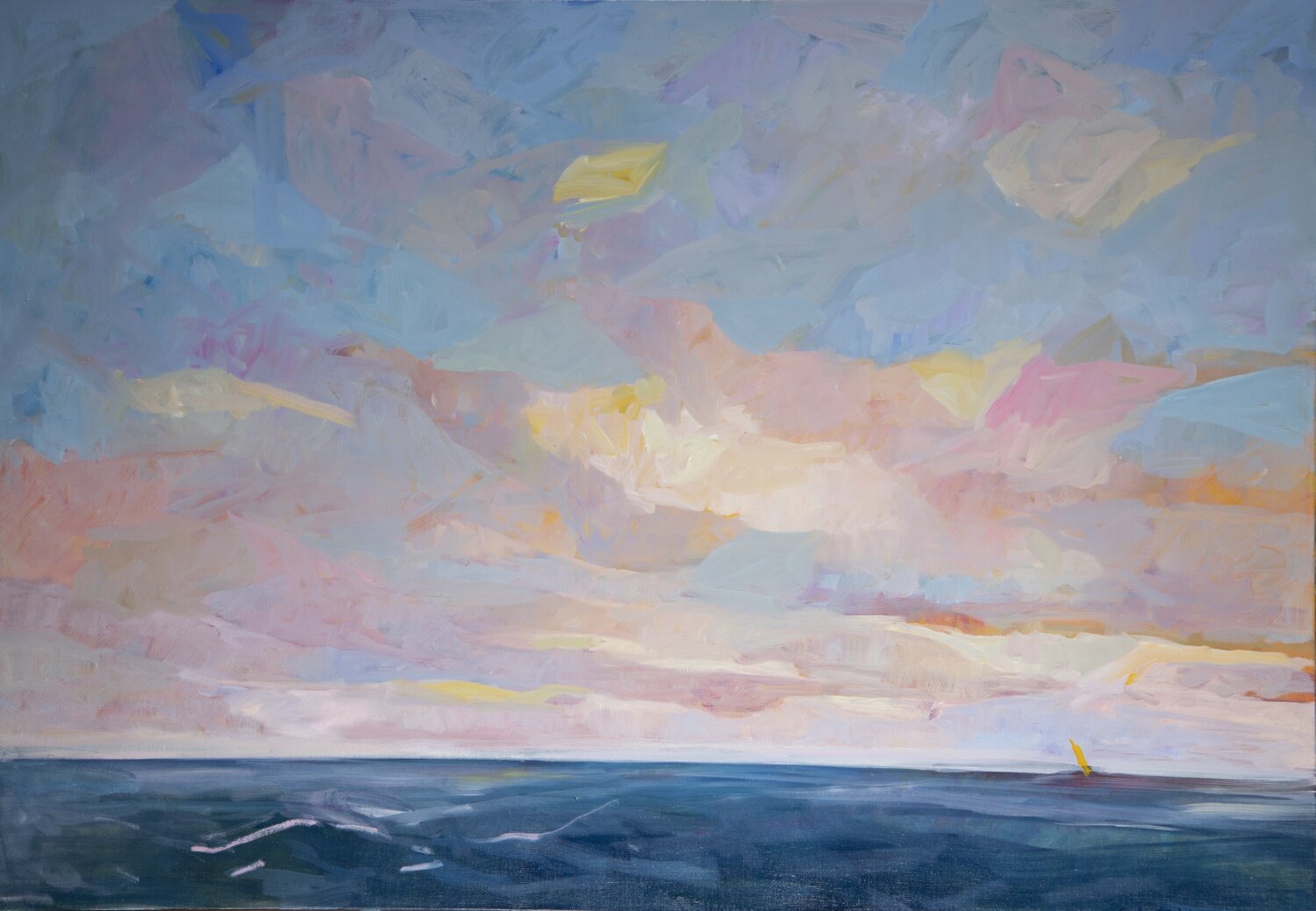 L'amour en mer Bertrand De Miollis Original painting for sale