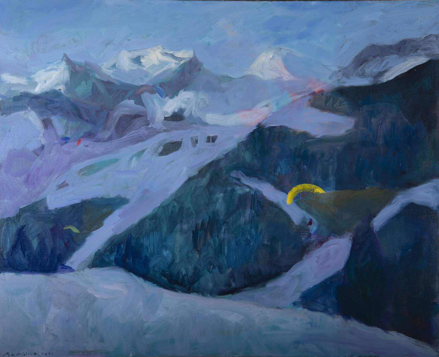 Légèreté Bertrand De Miollis Original painting for sale