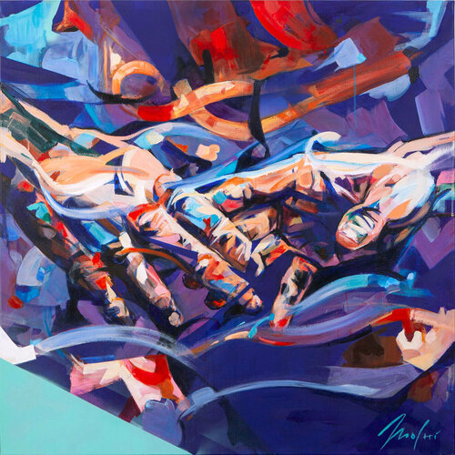 Juntos by Jordi Machí, Painting for Sale on Select
