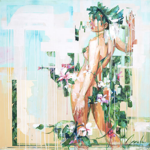 Hombre Florero by Jordi Machí, Painting for Sale on Select