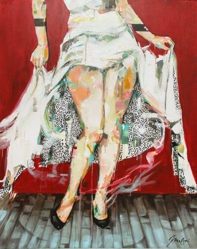 Dancing skirt by Jordi Machí, Painting for Sale on Select