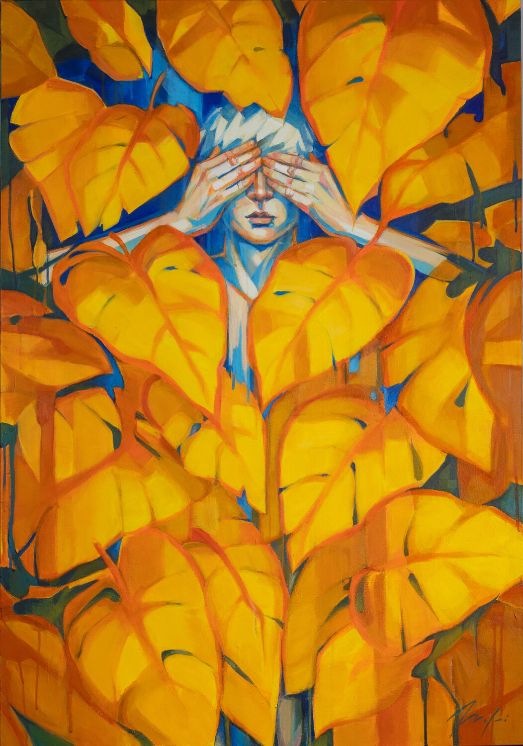 Fall Whisper Jordi Machí Original painting for sale