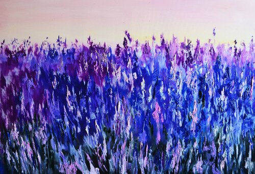 Lavender Splashes von Valeria Radzievska, Malerei kaufen auf Select